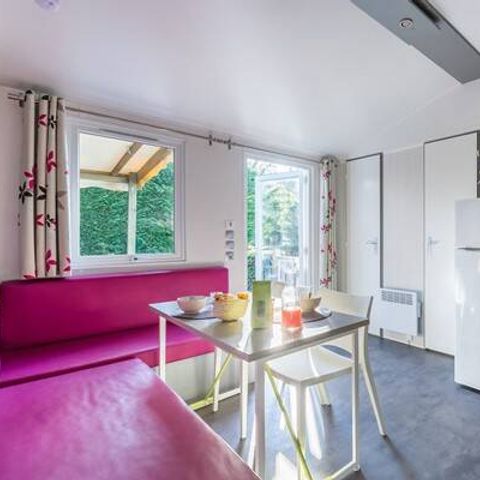 Mobilheim 4 personen - Classic | 2 Schlafz. | 4 Pers. | Erhöhte Terrasse | 1 Bad