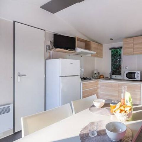 Mobilheim 4 personen - Classic | 2 Schlafz. | 4 Pers. | Erhöhte Terrasse | 1 Bad