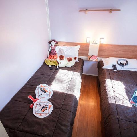 Mobilheim 6 personen - Comfort | 2 Zi. | 4/6 Pers. | Einfache Terrasse | Klimaanlage