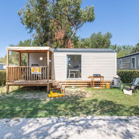 Mobilheim 6 personen - Comfort | 2 Zi. | 4/6 Pers. | Einfache Terrasse | Klimaanlage