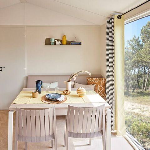 Mobilheim 6 personen - Comfort | 2 Zi. | 4/6 Pers. | Einfache Terrasse | Klimaanlage