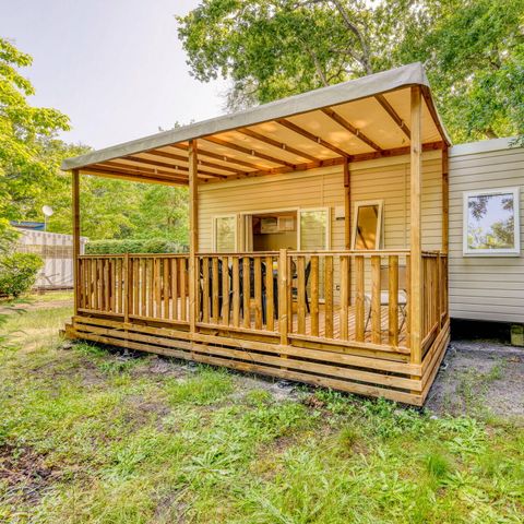 Mobilheim 6 personen - Comfort | 3 Schlafz. | 6 Pers. | Erhöhte Terrasse | Klimaanlage