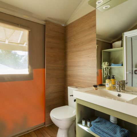 Zelt 4 Personen - Zelt Lodge 4 pers 2 Schlafräume 1 Bad ***