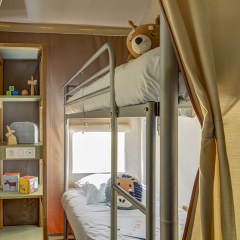 Zelt 6 Personen - Zelt Lodge 6 pers 3 Schlafräume 1 Bad ***