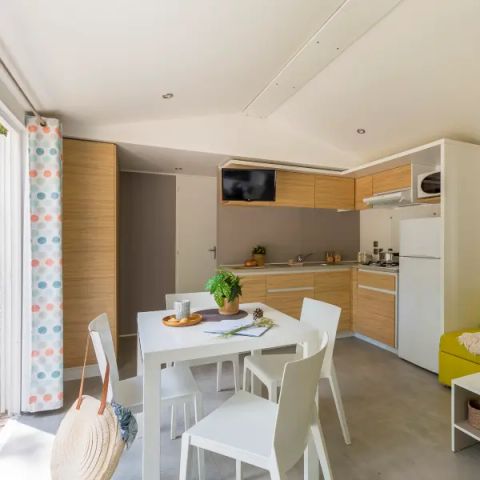 Mobilheim 6 personen - Mobil Home Aqua 3 Zimmer 6 Personen TV