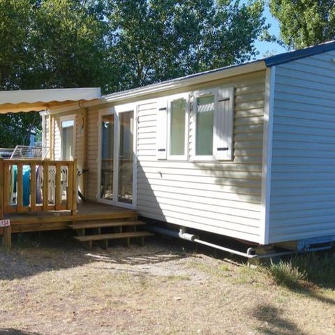 Mobilheim 4 personen - Classique 2 Zi 4p überdachte Terrasse