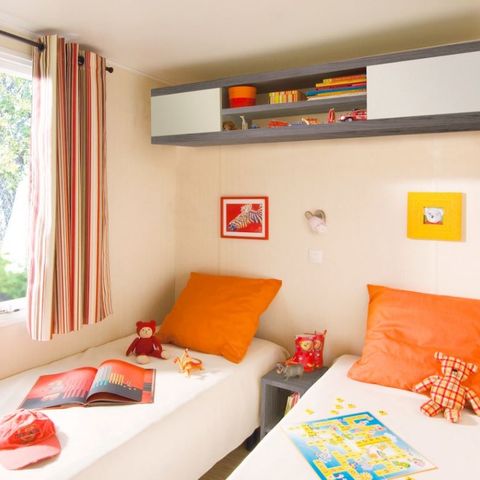 Mobilheim 6 personen - Classique überdachte Terrasse 3 Zi 6p