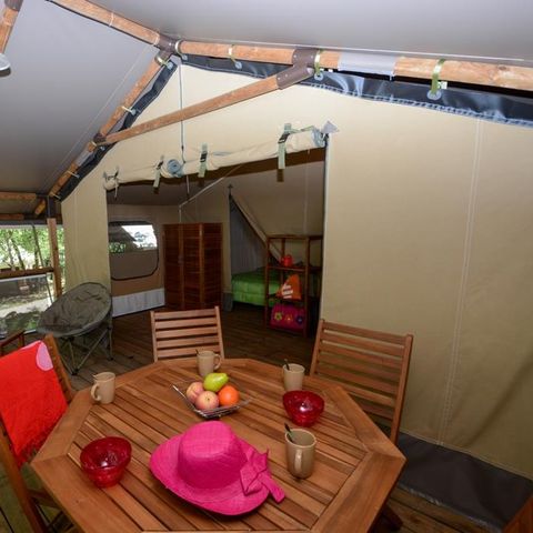 SafariZelt 5 Personen - SAFARI LODGE ohne Sanitäranlagen
