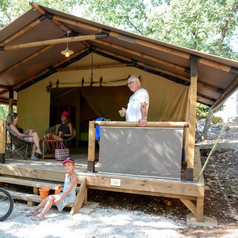 SafariZelt 5 Personen - SAFARI LODGE ohne Sanitäranlagen