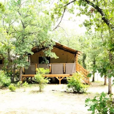 Safarizelt 5 Personen - Zelt Lodge Premium 3 Zimmer 5 Personen