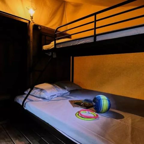 Safarizelt 5 Personen - Zelt Lodge Cosy 3 Zimmer 5 Personen Ohne Sanitäranlagen