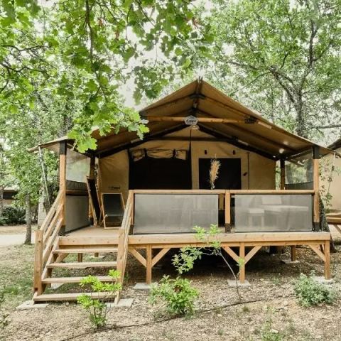 SafariZelt 5 Personen - Lodge Komfort 3 Zimmer 5 Personen Ohne Sanitäranlagen