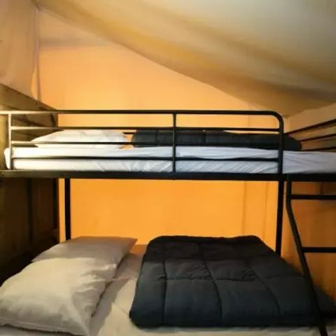 SafariZelt 5 Personen - Lodge Komfort 3 Zimmer 5 Personen Ohne Sanitäranlagen