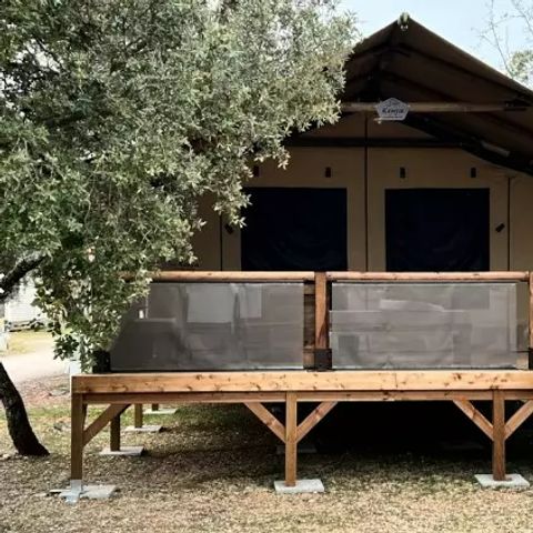 SafariZelt 5 Personen - Lodge Komfort 3 Zimmer 5 Personen Ohne Sanitäranlagen