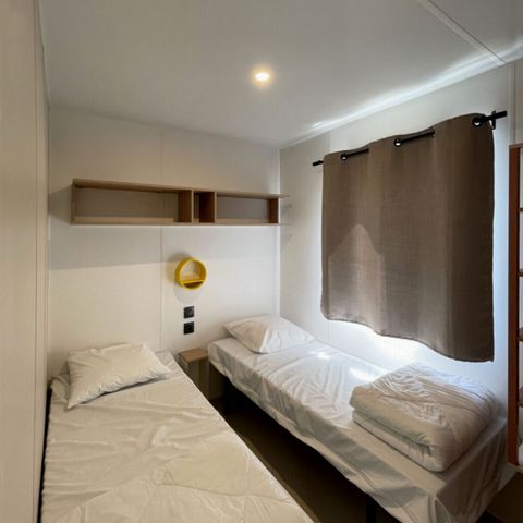 Mobilheim 6 Personen - 3 CH Premium mit Blick auf die Loire - 6 Pers.