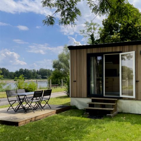 Mobilheim 4 Personen - 2 CH Premium mit Blick auf die Loire - 4 Pers.