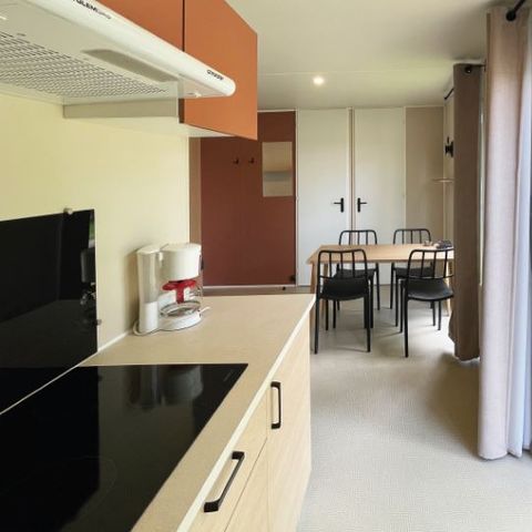 Mobilheim 4 Personen - 2 CH Premium mit Blick auf die Loire - 4 Pers.