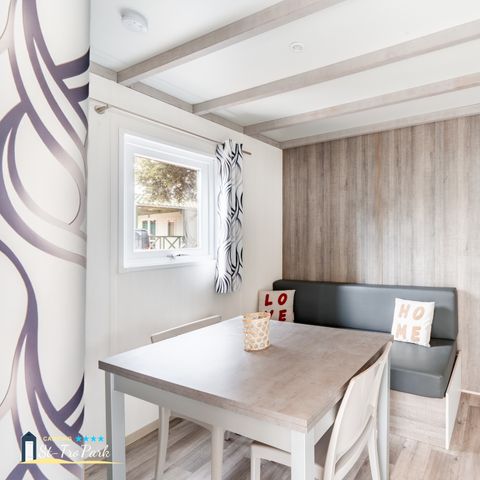 Chalet 4 personen - Chalet Confort 26.5m² (2 Zimmer) + überdachte Terrasse + TV