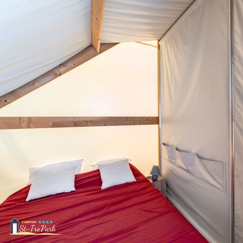 LODGE 4 Personen - Zelt Écolodge Confort 17m² (2 Zimmer) - ohne Sanitäranlagen