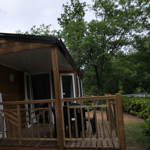 Mobilheim 4 personen - Mit Terrasse - Klimaanlage - TV - 31m²