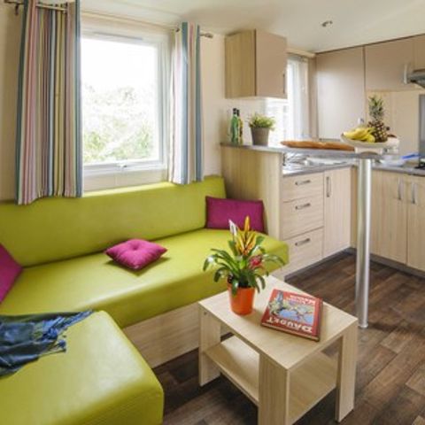 Mobilheim 6 Personen - Cottage Confort "Camargue" 29m² 3Sch 4/6 Pers.