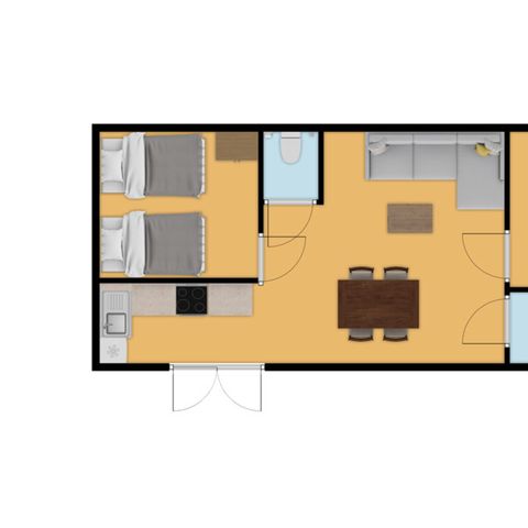 Mobilheim 4 Personen - Magnolie