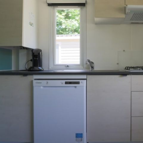 Mobilheim 4 Personen - Pommier mit Blick auf den Fluss