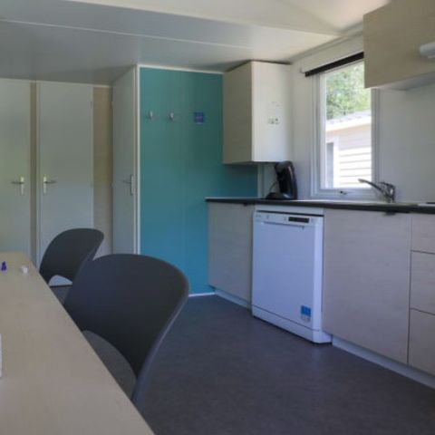 Mobilheim 4 Personen - Pommier mit Blick auf den Fluss