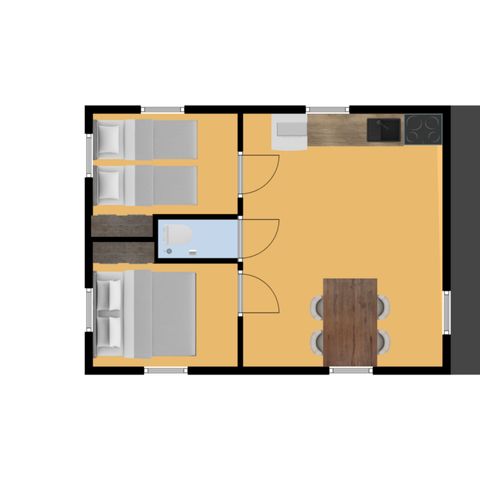 SafariZelt 4 Personen - Cocotier