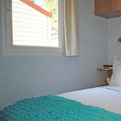 Mobilheim 5 personen - Classic | 2 Schlafz. | 5 Pers. | Erhöhte, nicht überdachte Terrasse | Clim.