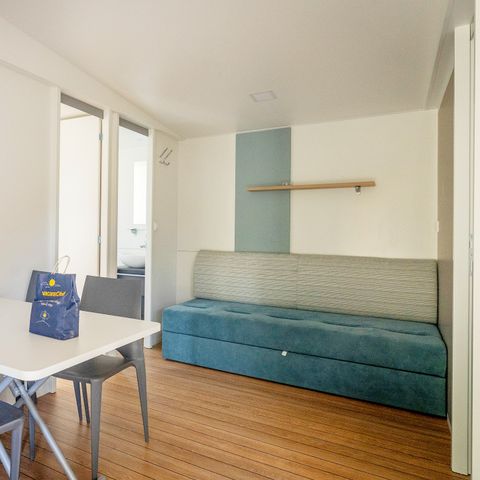 Mobilheim 6 personen - Comfort | 3 Zi. | 6 Pers. | Erhöhte Terrasse | Clim.