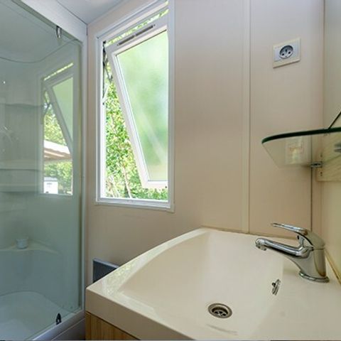 Mobilheim 6 personen - Mobilheim | Classic XL | 3 Zi. | 6 Pers. | Erhöhte Terrasse | Klima.