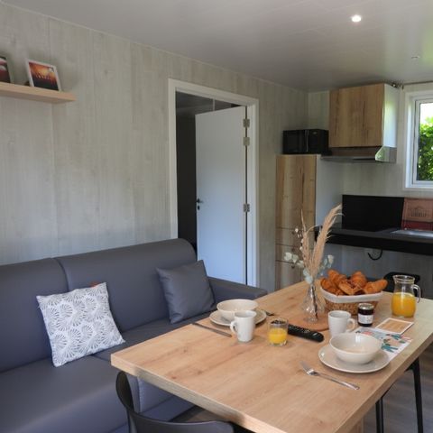 Mobilheim 4 Personen - MOBIWOOD 40 PMR - 2 Schlafzimmer