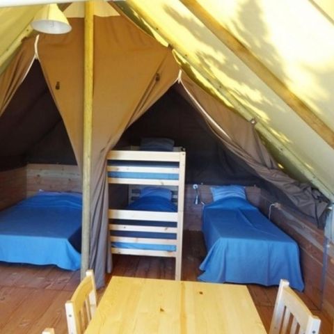 SafariZelt 4 Personen - Lodge-Zelt - Ohne Sanitäranlagen - Ankunft am Samstag in der Hochsaison