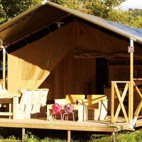 SafariZelt 8 Personen - Corsica Lodge 3 Zimmer - Ankunft am Samstag in der Hochsaison