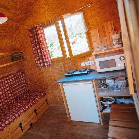 Bungalow 4 personen - ohne Sanitäranlagen
