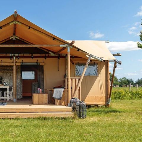Safarizelt 7 Personen - TENTE LODGE 49 m2 3 Zimmer 6/7 Personen