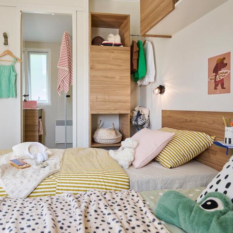 Mobilheim 6 Personen - Mobilheim Confort+ 6 Personen 2 Schlafzimmer 2 Badezimmer