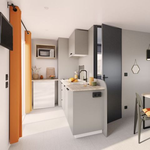 Mobilheim 7 Personen - Mobilheim Evasion+ 7 Personen 2 Zimmer 28m²