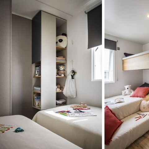 Mobilheim 6 Personen - Premium 6 Personen 3 Zimmer 33m²