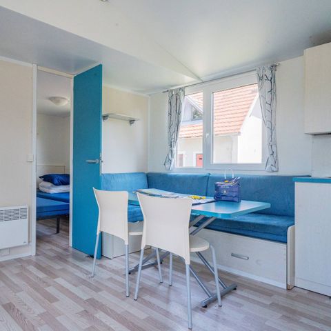 Mobilheim 6 Personen - Comfort | 3 Zi. | 6 Pers. | Erhöhte Terrasse | Clim.