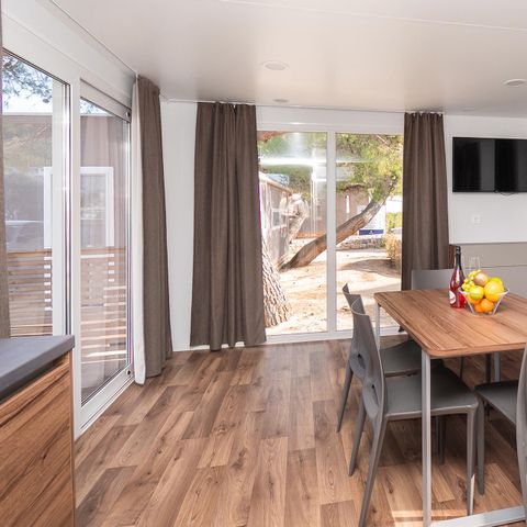 Mobilheim 6 Personen - Familien-Luxus-Mobilheim 6+1
