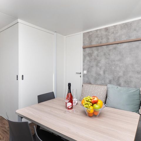 Mobilheim 6 Personen - Familien-Luxus-Mobilheim 6+1