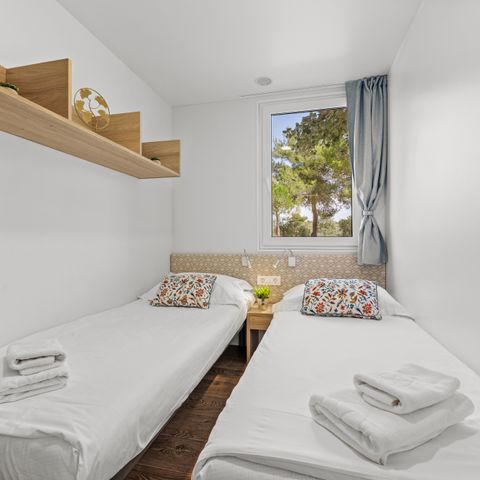 Mobilheim 6 Personen - Familien-Luxus-Mobilheim 6+1
