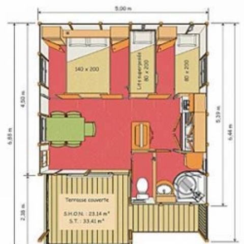 Chalet 5 Personen - STANDARD CLUB 5