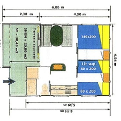 Chalet 5 Personen - STANDARD CLUB 3