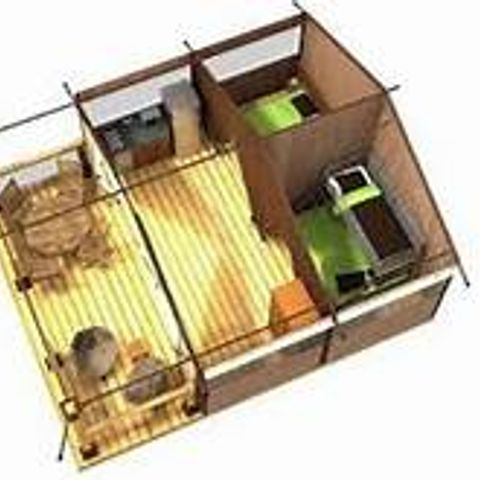 Zelt 4 Personen - FREEFLOWER ohne Sanitäranlagen