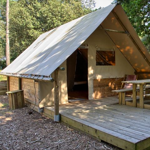 Bungalowzelt 4 personen - Amazonas-Hütte (ohne Sanitäranlagen)