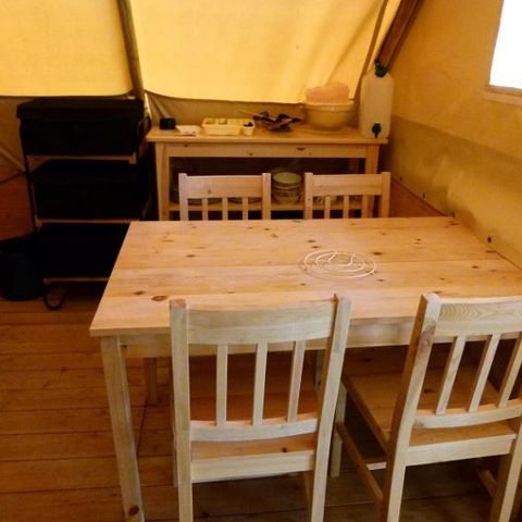Bungalowzelt 4 personen - Amazonas-Hütte (ohne Sanitäranlagen)