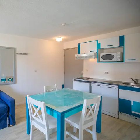 Studio 4 Personen - mit Schlafecke 4 Personen